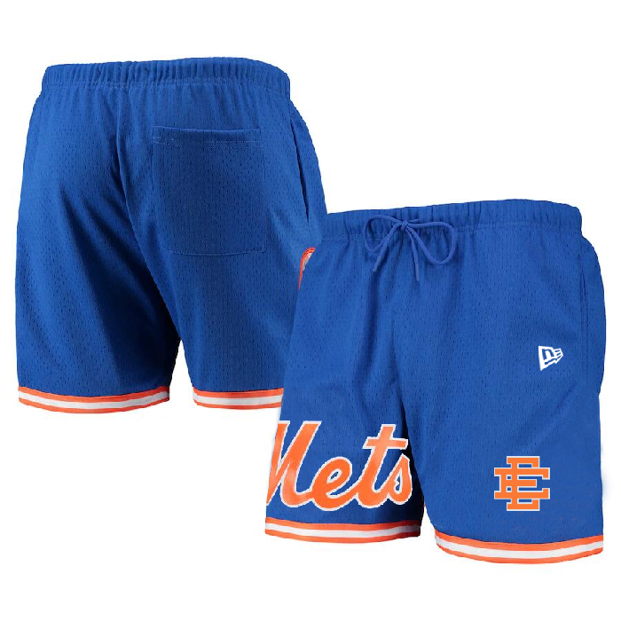 Men's New York Mets Royal Mesh Shorts 001